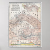 POSTER MAP : PANAMA, 1907 (Devant)