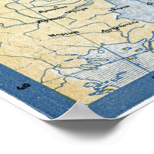 Poster MAP : UKRAINE, c1906 (Coin)