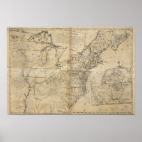 MAP : USA, 1783