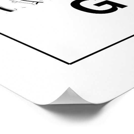 Poster Mapa Da Cidade Guimarães Estilo Linha Clássico (Coin)