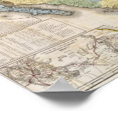 Poster Mapa de los Estados Unidos De Mejico (Coin)