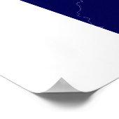 Poster Mapa de Valencia - Vénézuéla Plan de la ville de v (Coin)