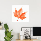 Poster Maple autumn (Bureau à domicile)