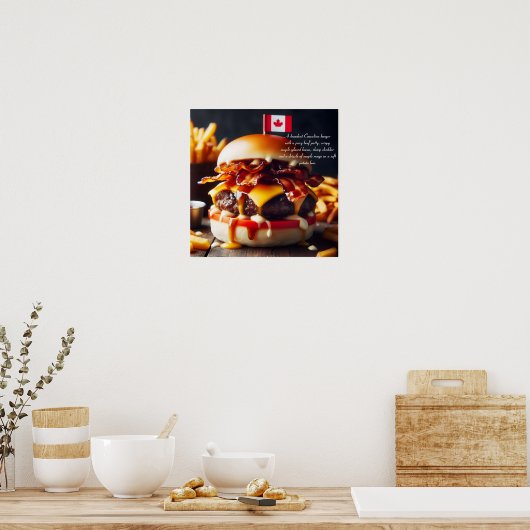 Poster Maple Leaf Munchies : Classique canadien (Cuisine)