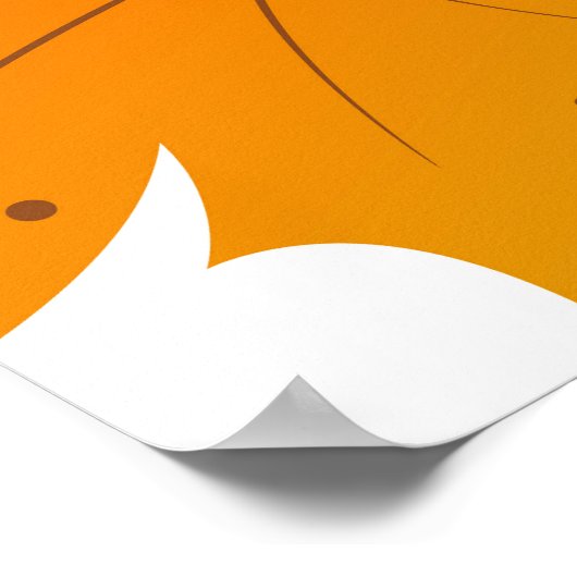 Poster Maple Mirth : Feuilles d'automne de dessin (Coin)