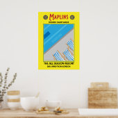 Poster Maplins Camping de vacances Vintage britannique (Cuisine)