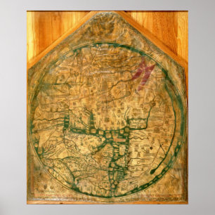 Poster Mappa Mundi, c.1290