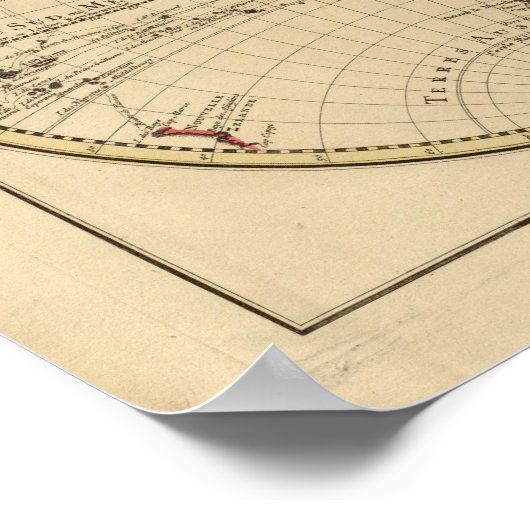 Poster Mappemonde (Coin)