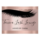 Poster Maquillage Artist Studio Eyelashes Extension Poste (Devant)