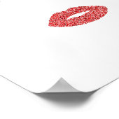 Poster Maquillage avec effet parties scintillant (Coin)