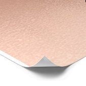 Poster Maquillage Beauté Salon Nom Gold Glam Pink Eyebrow (Coin)