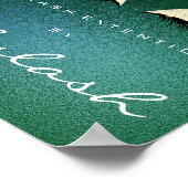 Poster Maquillage Beauté Salon Nom Gold Lashes Tropical (Coin)