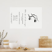 Poster Maquillage Beauté Salon Nom Logo Glam Adresse Ouve (Cuisine)