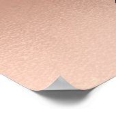 Poster Maquillage Beauté Salon Nom Rose Gold Rose Eyebrow (Coin)