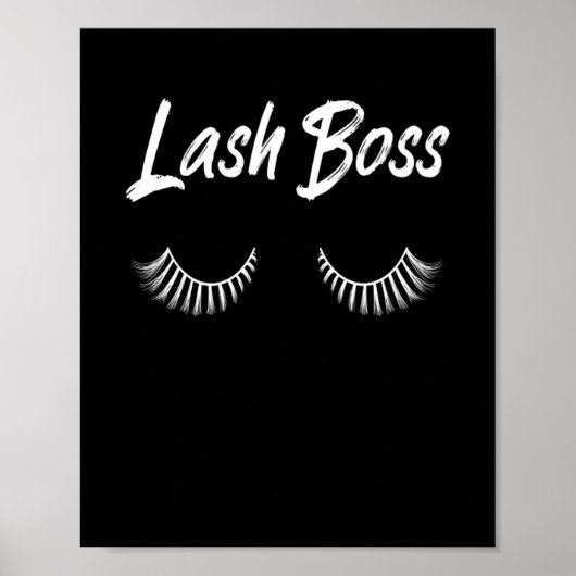 Poster Maquillage Boss Cils Cosmétiques (Devant)