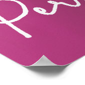 Poster Maquillage permanent prendre du temps (Coin)