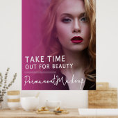 Poster Maquillage permanent prendre du temps (Cuisine)