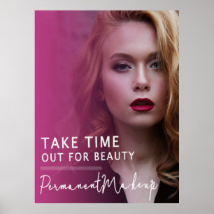 Poster Maquillage permanent prendre du temps