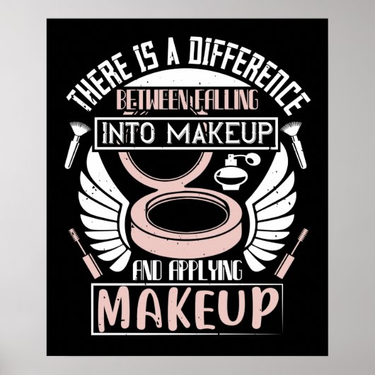 Poster Maquillage - Tomber Dans Le Maquillage (Devant)