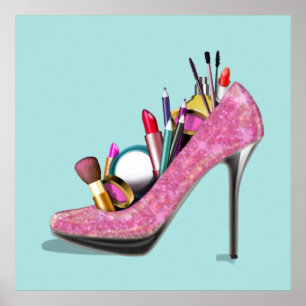 Poster Maquiller les talons de talon