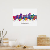Poster Maracaibo Venezuela Skyline (Cuisine)