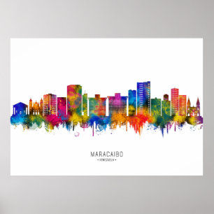 Poster Maracaibo Venezuela Toits