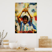 Poster Maradona - D10S (Cuisine)