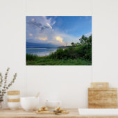 Poster Marais d'eau de grande tempête en Caroline du Sud (Cuisine)