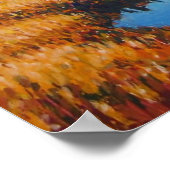 Poster "Marais et nuages" (Coin)