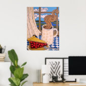 Poster "Marais et nuages" (Bureau à domicile)