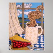 Poster "Marais et nuages" (Devant)