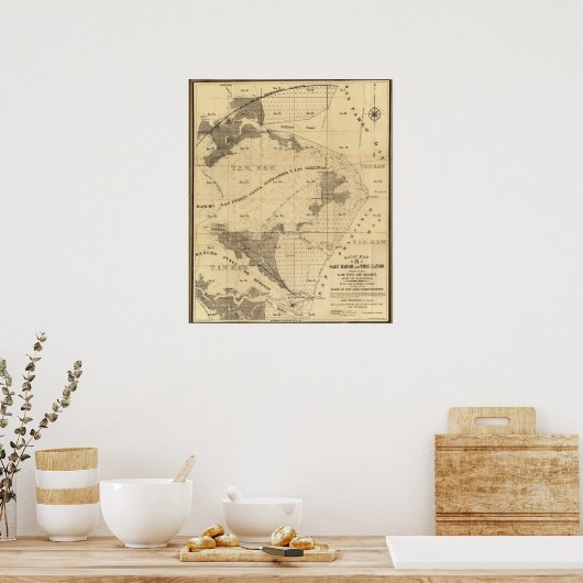 Poster Marais salés et marais (Cuisine)