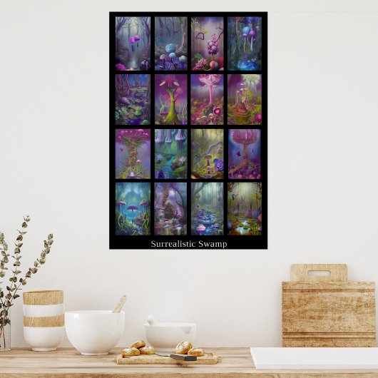 Poster Marais surréaliste (Cuisine)