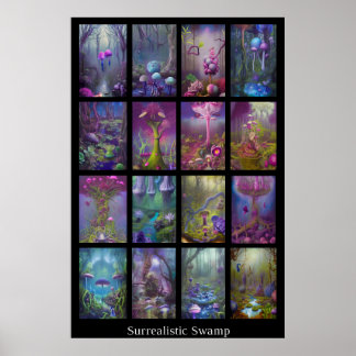 Poster Marais surréaliste