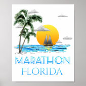 Poster Marathon de la voile Floride (Devant)