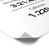 Poster Marathon | Demi-marathon Carte personnalisée Meill (Coin)