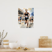Poster Marathon Man Art Print (Cuisine)