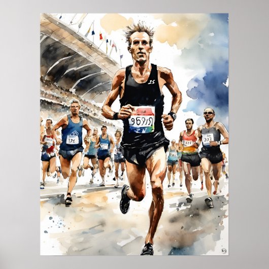 Poster Marathon Man Art Print (Devant)