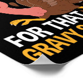 Poster Marathon Thanksgiving Courir Turquie Automne H Aut (Coin)