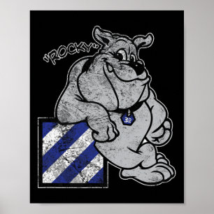 Poster Marauder 3e division d'infanterie Rocky The Bulldo