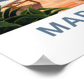 Poster Marbella Espagne Imprimer Voyage (Coin)