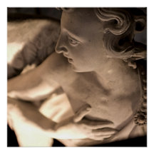Marble Angel Sculpture Art Imprimer