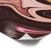 Poster Marble Forms – Pink & Beige Soft Marble (Coin)