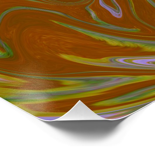 Poster Marble Forms – Terracotta Warm Abstract (Coin)