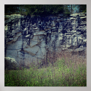 Poster Marble Rock Cliff Au Pont Naturel 2 Nature