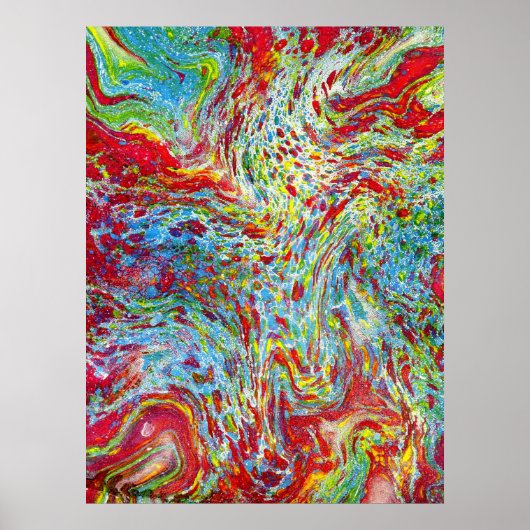 Poster Marbling maître-relieur (Devant)