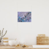 Poster Marbre Abstrait Lavande Tide (Cuisine)