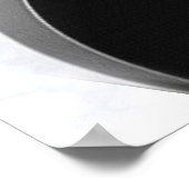 Poster Marbre blanc, Noir, Filigree Or (Coin)