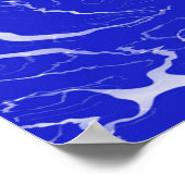 Poster Marbre bleu... (Coin)
