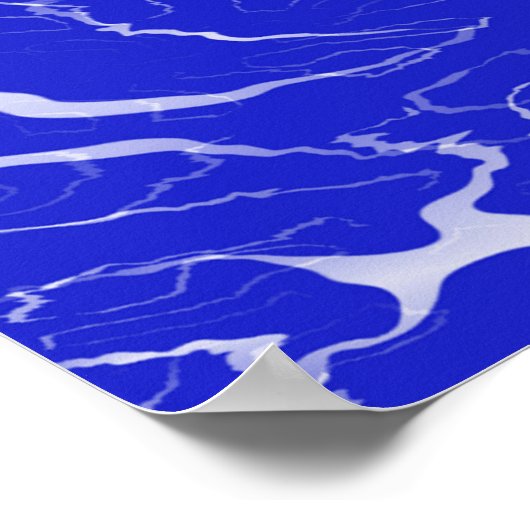 Poster Marbre bleu... (Coin)